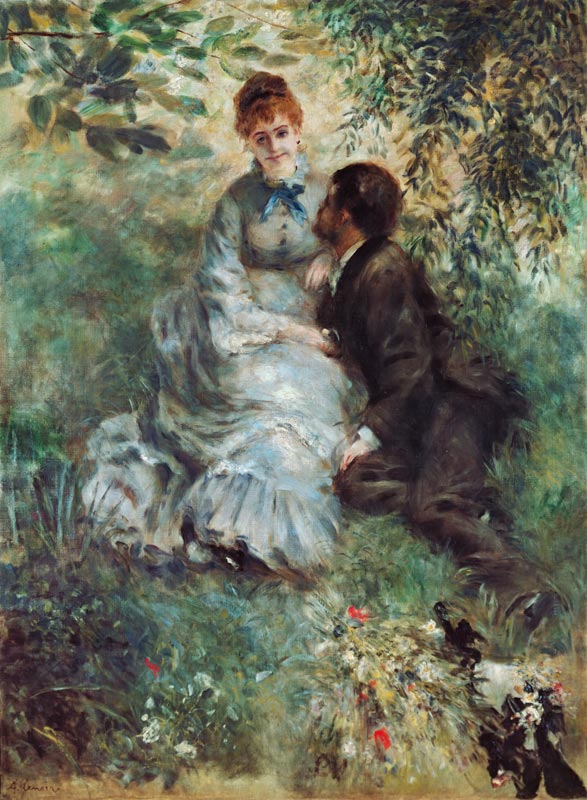 The lovers a Pierre-Auguste Renoir