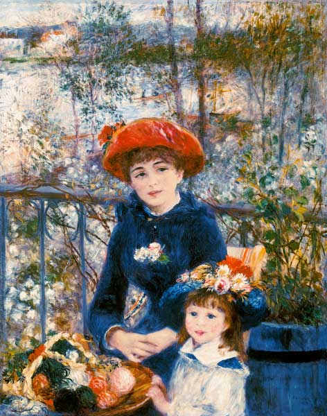 Sulla terrazza a Pierre-Auguste Renoir