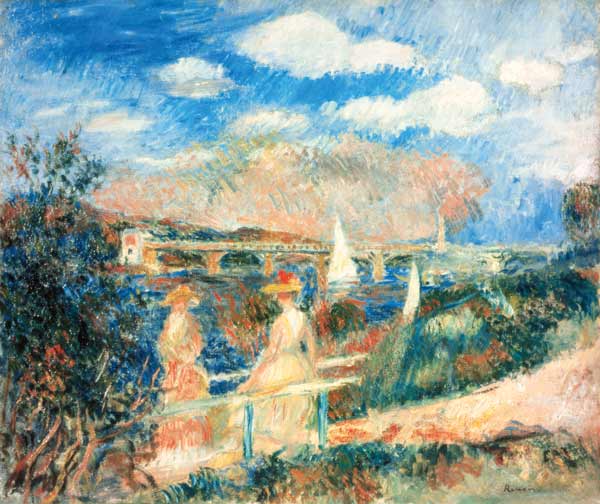 The banks of the Seine at Argenteuil a Pierre-Auguste Renoir