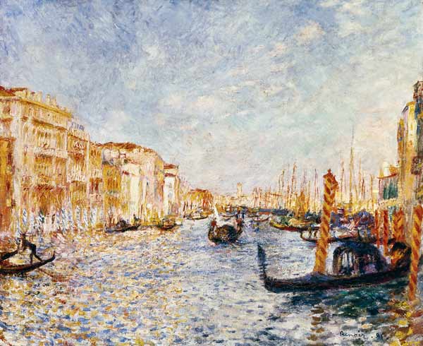Renoir / Canal Grande in Venice / 1881 a Pierre-Auguste Renoir