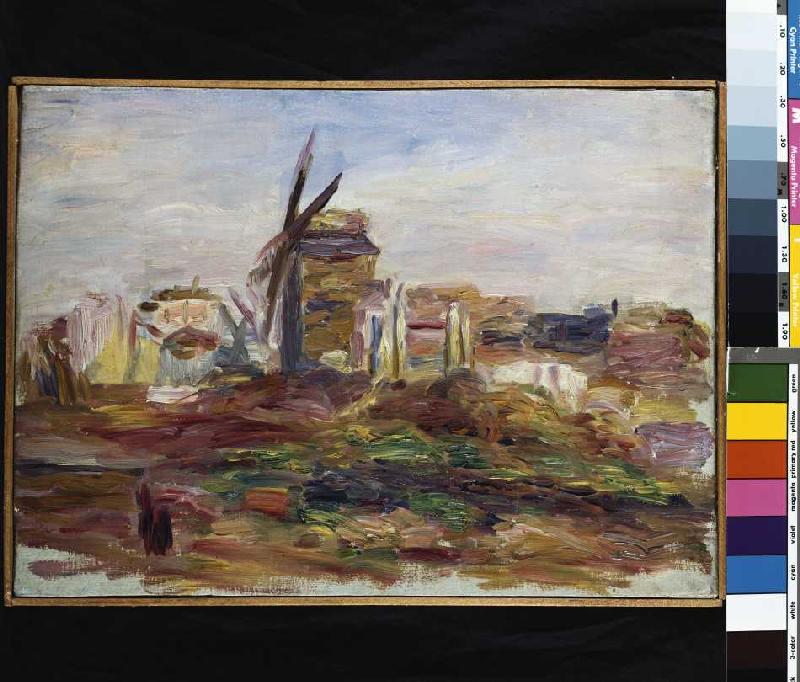 Eine Windmühle. a Pierre-Auguste Renoir