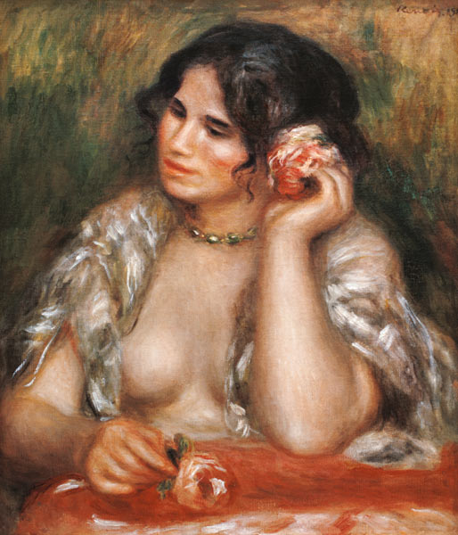 Gabriele con la rosa a Pierre-Auguste Renoir