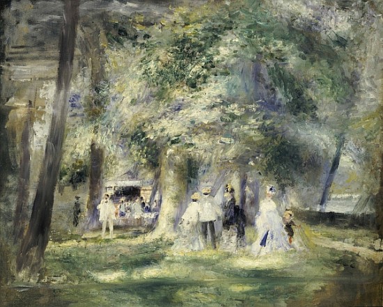 In the Park at Saint-Cloud a Pierre-Auguste Renoir