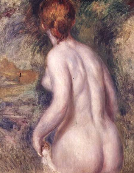 LAR/4686 Nude (Woman Bathing) a Pierre-Auguste Renoir