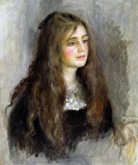 Portrait of Julie Manet (1878-1966) a Pierre-Auguste Renoir