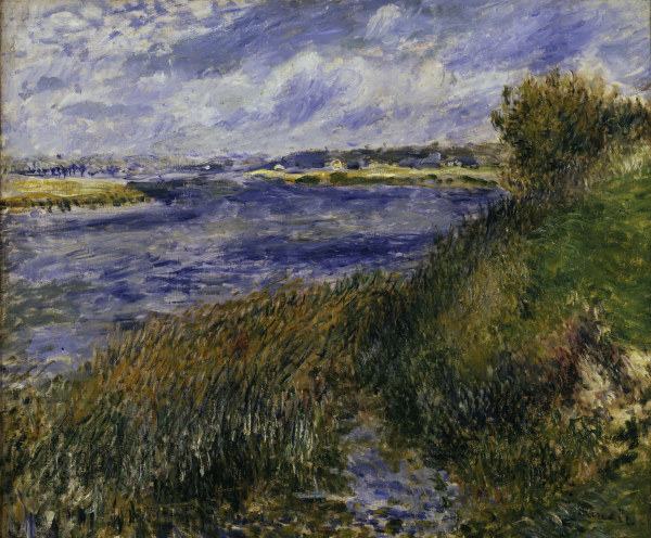 Renoir / The Seine at Champrosay / 1876 a Pierre-Auguste Renoir