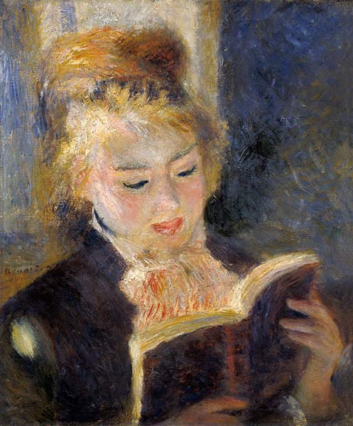 Ragazza che legge a Pierre-Auguste Renoir