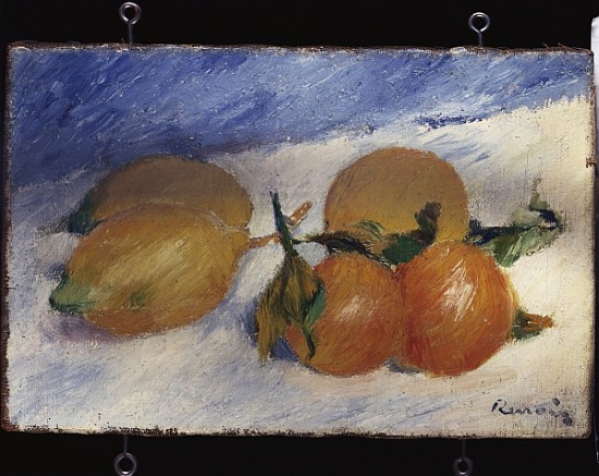 Still Life with Lemons and Oranges a Pierre-Auguste Renoir