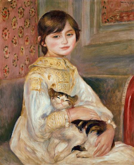 Mademoiselle Julie Manet (Bambina con gatto)