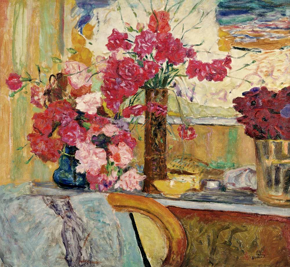 Three Bouquets a Pierre Bonnard