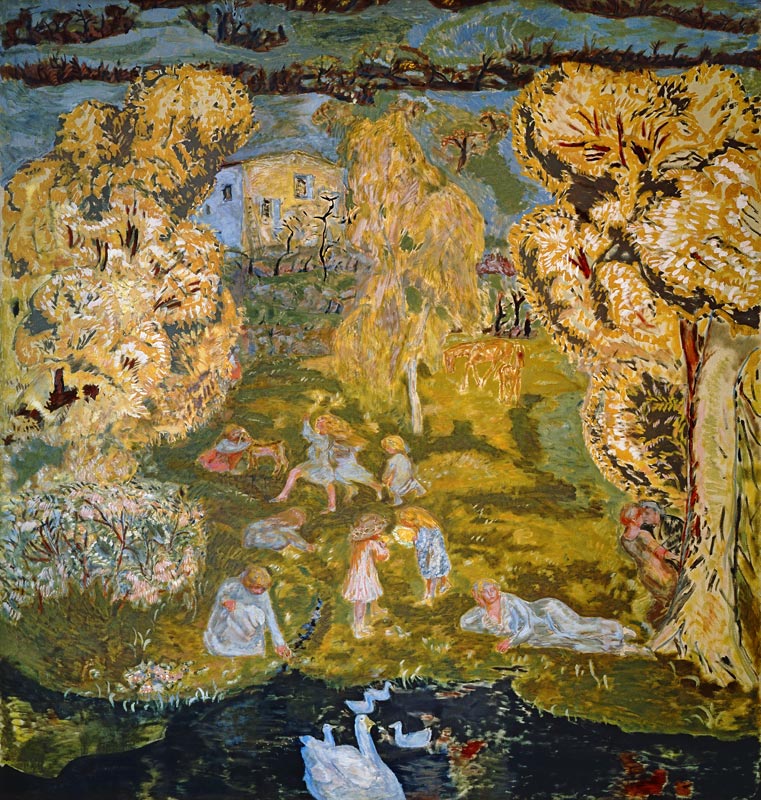 Spring in the country. a Pierre Bonnard
