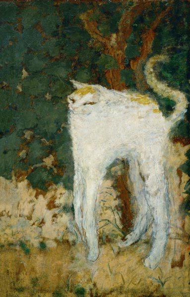 Le chat blanc a Pierre Bonnard