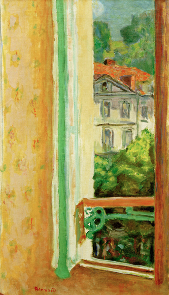 Open window in Uriage a Pierre Bonnard