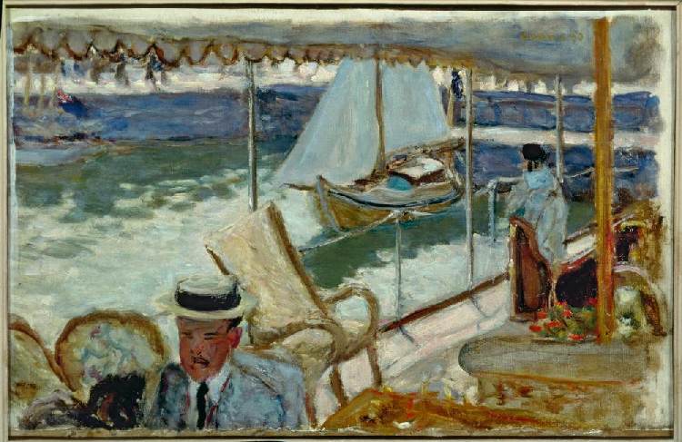 On a Yacht a Pierre Bonnard