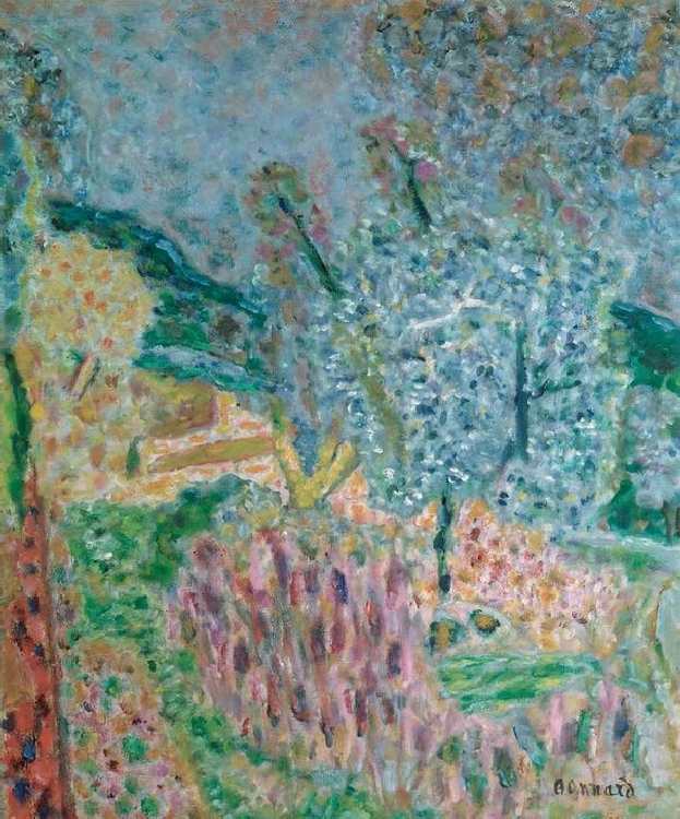 Paysage du Cannet a Pierre Bonnard