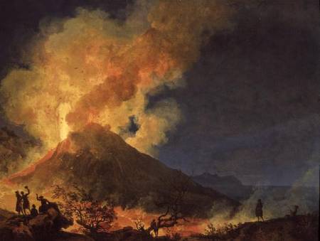 Vesuvius Erupting a Pierre Jacques Volaire