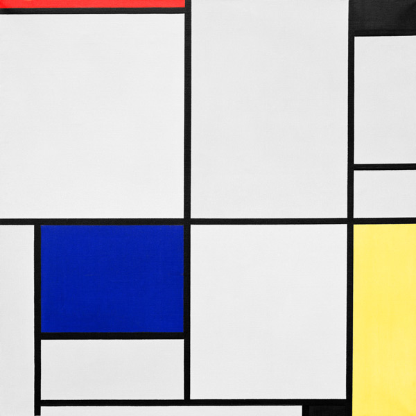 Tableau I; Composition/ 1921 a Piet Mondrian