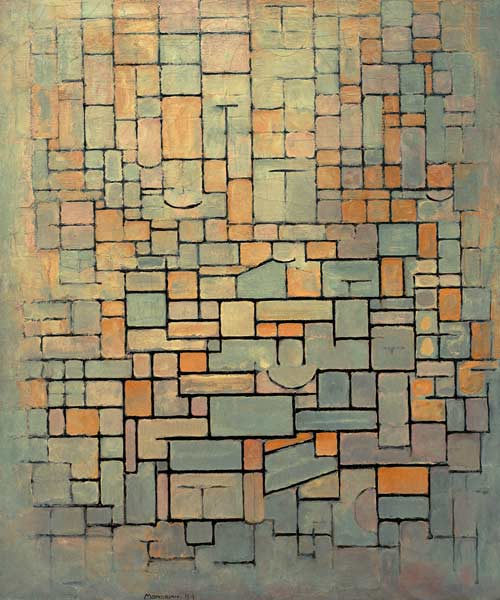 Tableau No, 1; Composition No.1; Compositie 7 a Piet Mondrian