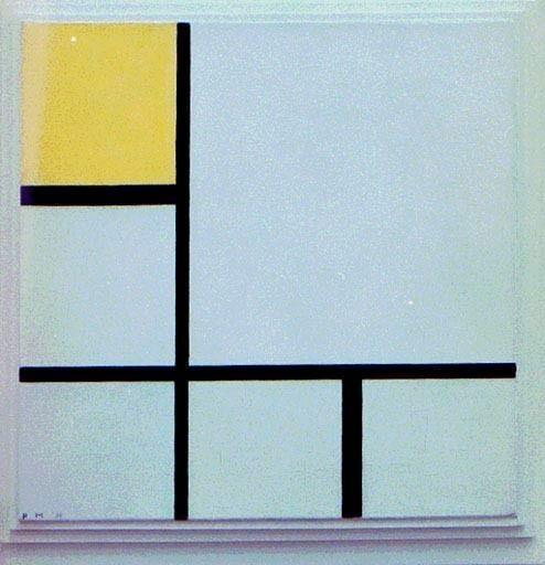 Composition No. I; Yellow /1930 a Piet Mondrian