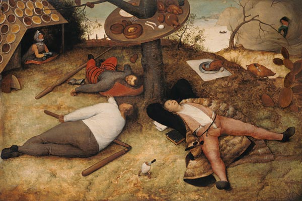 The land of milk and honey a Pieter Brueghel il Vecchio