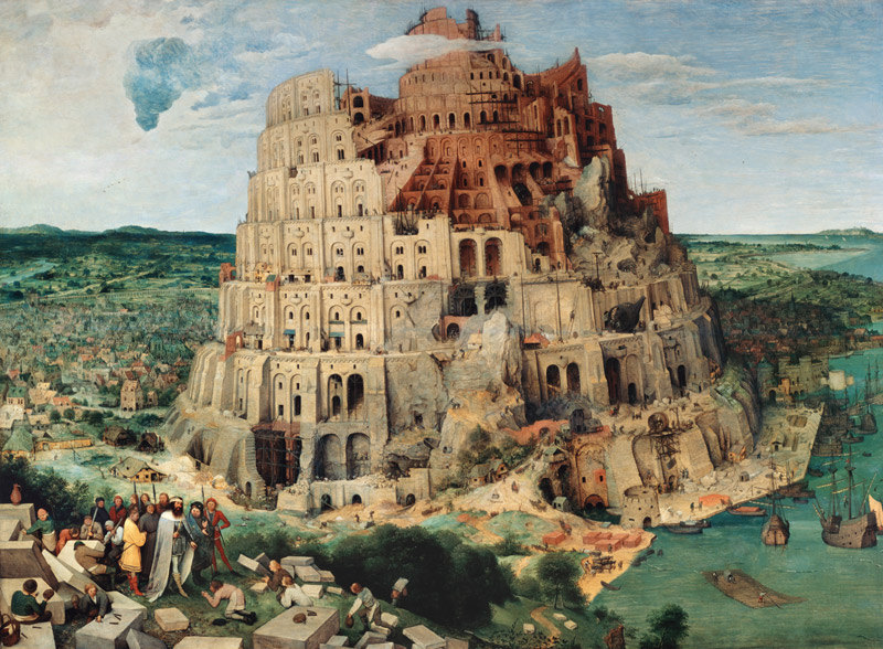 La torre di Babele a Pieter Brueghel il Vecchio