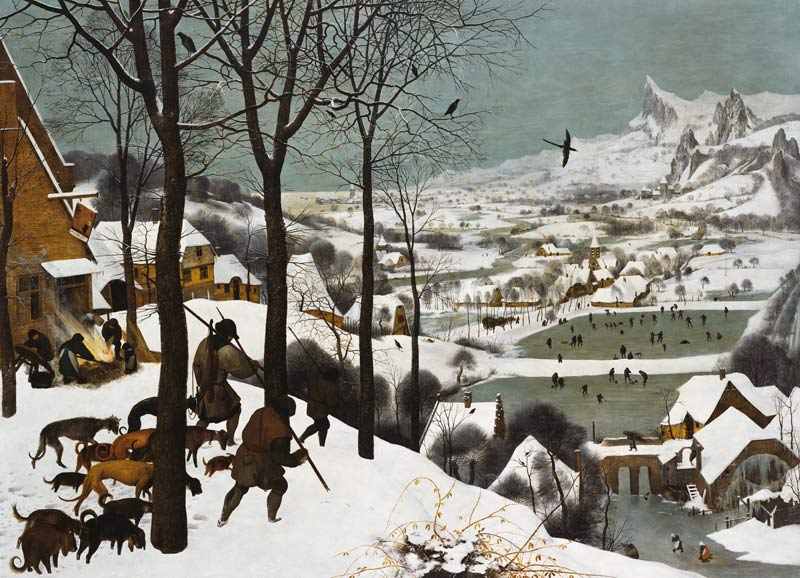 Il ritorno dei cacciatori a Pieter Brueghel il Vecchio