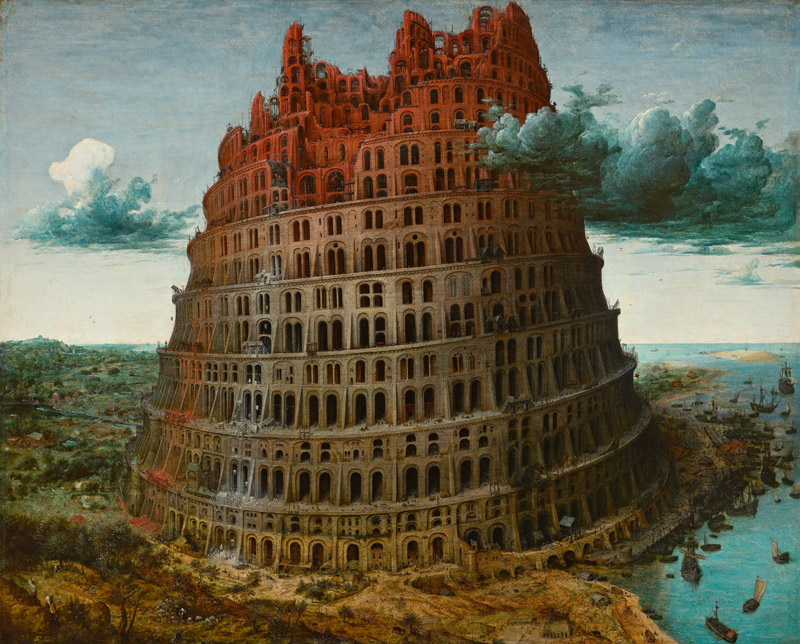 Tower making to Babel II a Pieter Brueghel il Vecchio
