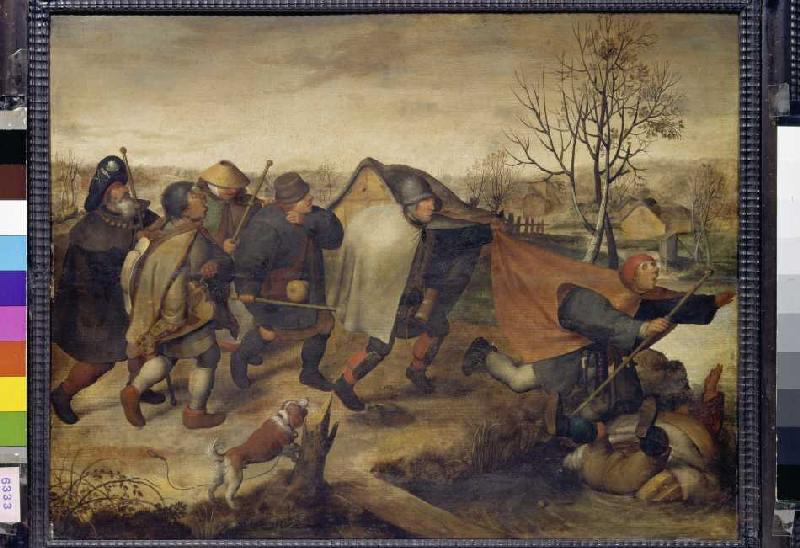 The blind men a Pieter Brueghel il Vecchio