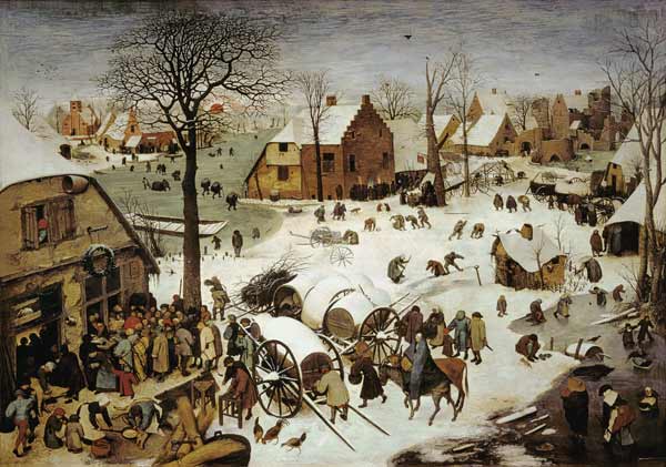 Censimento a Betlemme a Pieter Brueghel il Vecchio