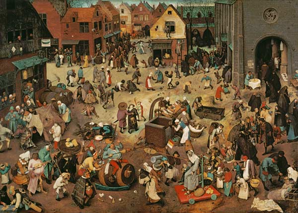 Carnival and Lent a Pieter Brueghel il Vecchio