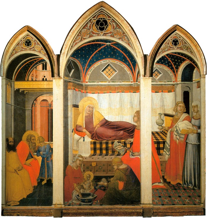 The Birth of the Virgin a Pietro Lorenzetti