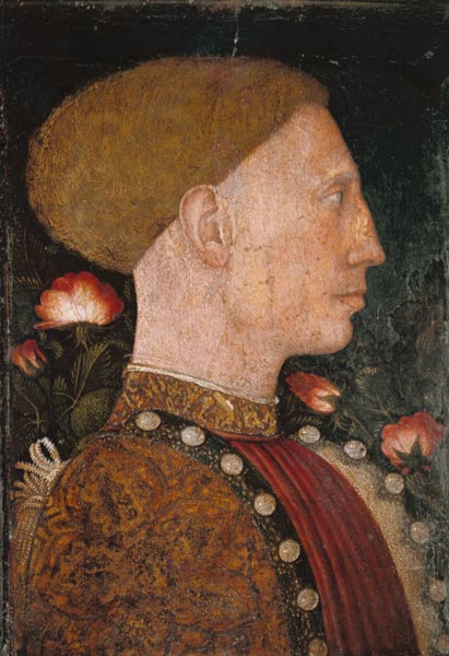 Portrait of Lionello d'Este a Pisanello