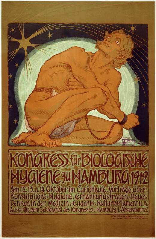 "Kongress für Biologische Hygiene zu Hamburg 1912" a Poster d'autore