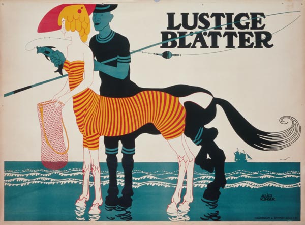 Funny sheets, of Julius Klinger a Poster d'autore