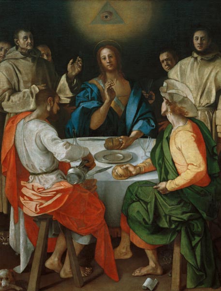 The Supper at Emmaus a Pontormo,Jacopo Carucci da