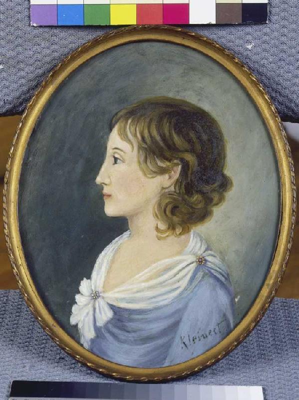 Portrait of Sophie von Kühn (1782-1797) a Portraitmaler (18.Jh.)