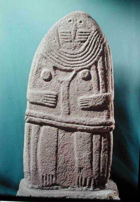Menhir statue no.4, from Saint-Sernins-sur-Rance a Prehistoric