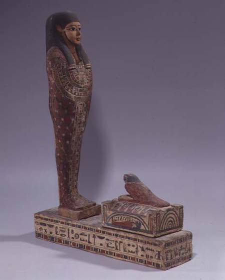 Statuette of Osiris of Iahmes a Ptolemaic Period Egyptian