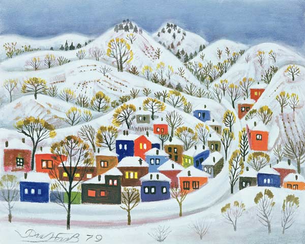 Winter, 1979 (oil on canvas)  a Radi  Nedelchev