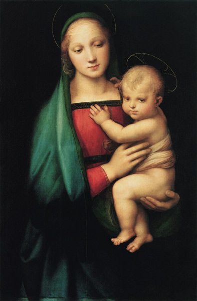Madonna with child (Mandonna del Granduca) a Raffaello Sanzio