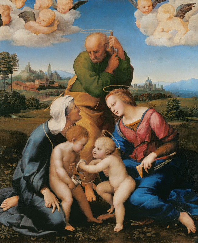 Canigiani Holy Family a Raffaello Sanzio