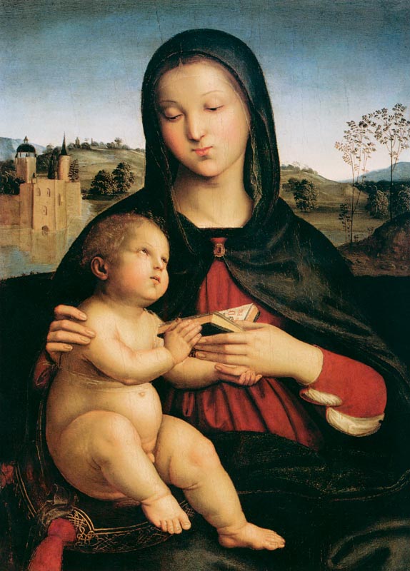 Madonna with child a Raffaello Sanzio