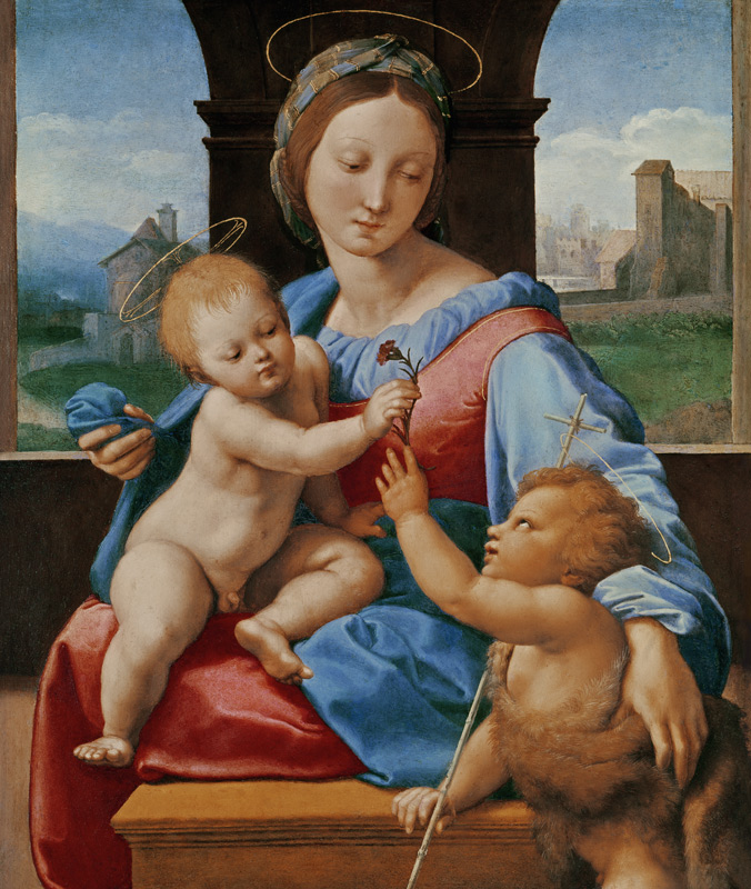 The Aldobrandini Madonna or The Garvagh Madonna (oil on panel), c.1509-10 a Raffaello Sanzio