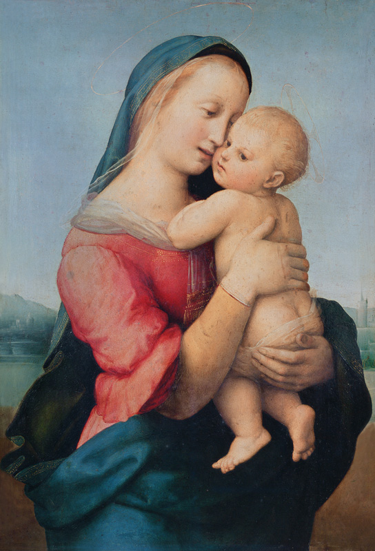 Raffael, Tempi Madonna / Paint./c.1507 a Raffaello Sanzio
