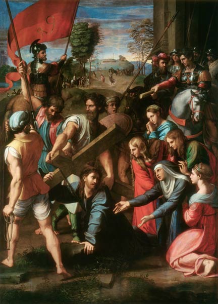 The Kreuztragung a Raffaello Sanzio