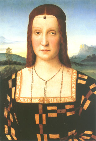 Ritratto di Elisabetta Gonzaga a Raffaello Sanzio