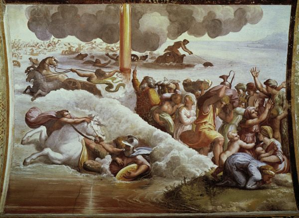 Raphael / Israelites and the Red Sea a Raffaello Sanzio