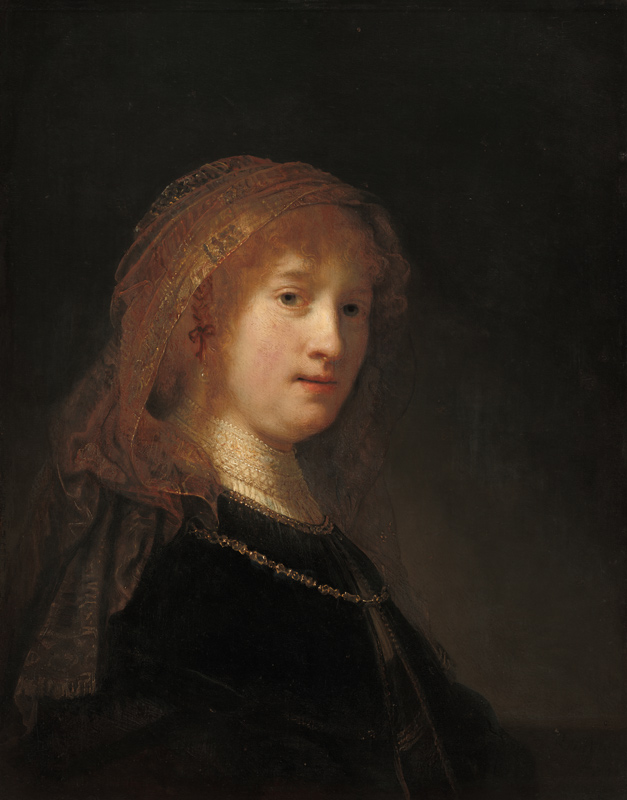 Portrait of Saskia van Uylenburgh a Rembrandt van Rijn