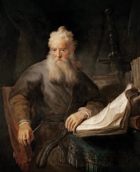 The Apostle Paul / Rembrandt / c.1630 a Rembrandt van Rijn