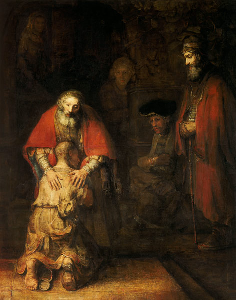 Il ritorno del figliol prodigo a Rembrandt van Rijn